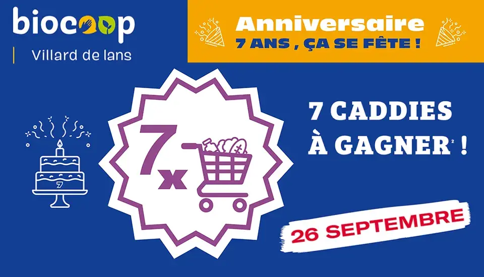 Anniversaire : 7 caddies à gagner